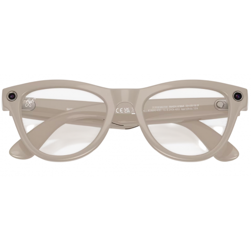 Умные очки Ray-Ban Meta* Skyler Gen 2 Shiny Chalky Grey, Фотохромные линзы Clear to Sapphire Transitions (RW4014)